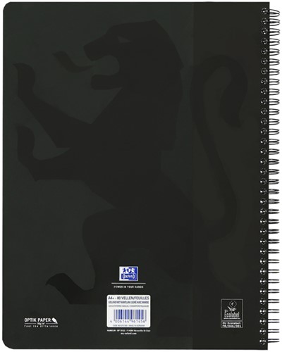 Collegeblok Oxford School A4+ lijn 23gaats 160pag 80gr assorti 3 stuks-3