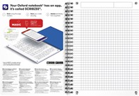 Spiraalblok Oxford Urban Mix A5 ruit 5x5mm 180 pagina's assorti-4