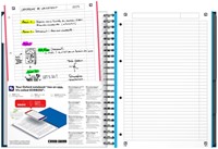 Collegeblok Oxford Office Essentials Europeanbook A4+ 4-gaats 120 pagina's assorti-5