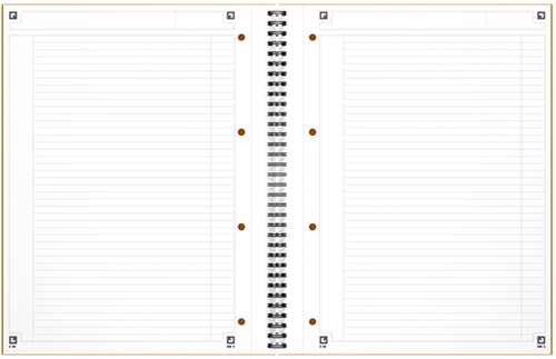 Spiraalblok Oxford International Notebook A4+ 160 pagina's lijn-3