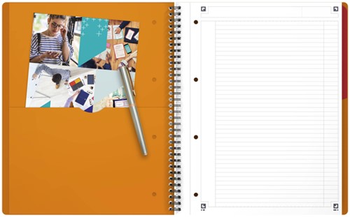 Spiraalblok Oxford International Activebook A4+ lijn-2