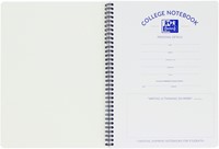 Collegeblok Oxford School A4 ruit 10x10mm 23-gaats 160pag 80gr assorti-3