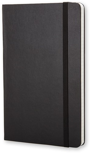 Notitieboek Moleskine large 130x210mm ruit 5x5 hard cover zwart-2
