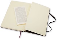 Notitieboek Moleskine large 130x210mm ruit 5x5 hard cover zwart-1