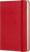 Notitieboek Moleskine pocket 90x140mm lijn hard cover rood-2