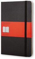 Adresboek Moleskine large 130x210mm hard cover lijn zwart