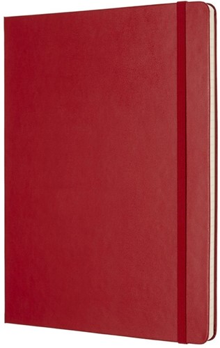 Notitieboek Moleskine XL 190x250mm lijn hard cover scarlet red-2