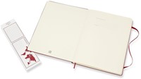 Notitieboek Moleskine XL 190x250mm lijn hard cover scarlet red-2