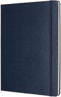 Notitieboek Moleskine XL 190x250mm lijn hard cover sapphire blue-2