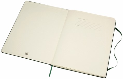 Notitieboek Moleskine XL 190x250mm lijn hard cover myrtle green-3