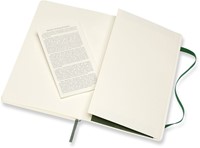 Notitieboek Moleskine large 130x210mm blanco soft cover myrtle green-1