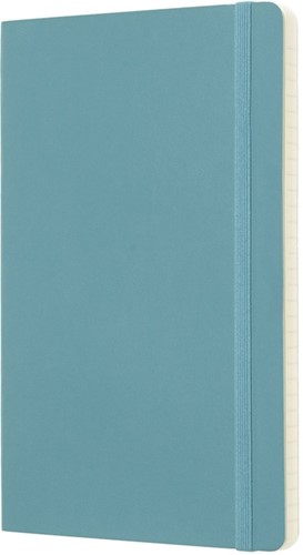 Notitieboek Moleskine large 130x210mm lijn soft cover reef blue-2