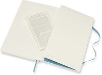 Notitieboek Moleskine large 130x210mm lijn soft cover reef blue-1