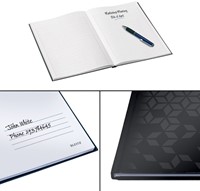 Notitieboek Leitz WOW A4 160blz 90gr lijn zwart-8