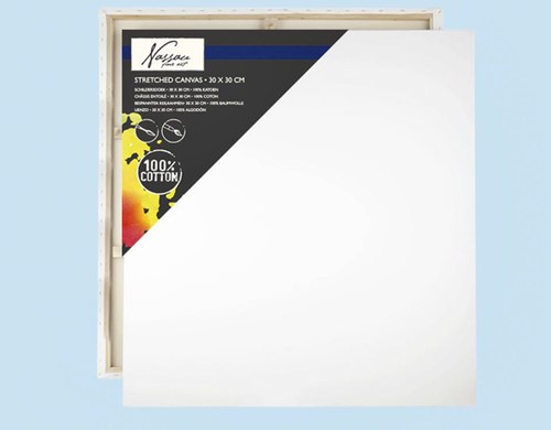 Canvas Nassau fine art 30x30cm 100% katoen