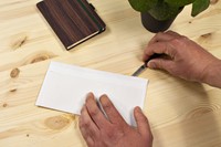 Briefopener Westcott metaal met kunststof grip zwart-2
