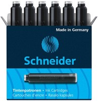 Inktpatroon Schneider din zwart doos à 6 stuks