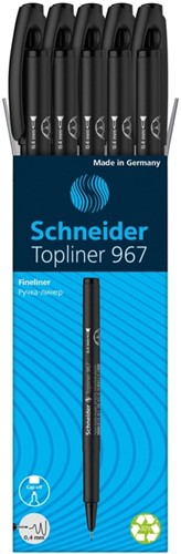Fineliner Schneider Topliner 967 0.4mm zwart-3