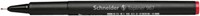 Fineliner Schneider 967 0.4mm rood-2
