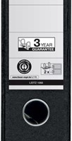 Ordner Leitz 1092 giro-bank met dubbele mechaniek 75mm karton A4 zwart-7