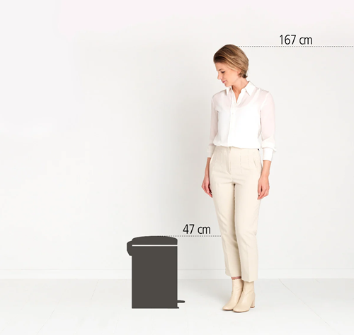 Afvalbak Brabantia newIcon 20 liter Matt Black-3