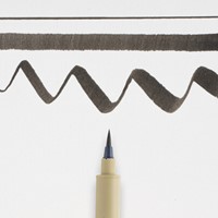 Brushpen Sakura Pigma Brush zwart-3