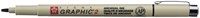Fineliner Sakura Pigma Graphic 2 2.0mm zwart-1
