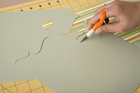 Vingertipmes Fiskars met SoftGrip oranje-1