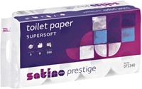 Toiletpapier Satino MT1 Prestige 3-laags 8 rollen à 250 vel wit 071340