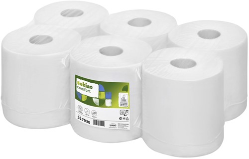 Poetspapier Satino CF1 Comfort 1-laags 275m wit 317930