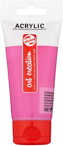 Acrylverf Talens Art Creation 567 permanentroodviolet tube à 75ml