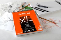 Schetspapier Canson XL Sketch 60vel 90gr A5 ivoorwit-2