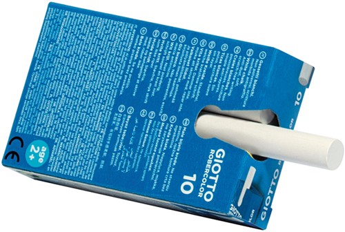 Schoolbordkrijt Giotto doos à 10 stuks wit-2