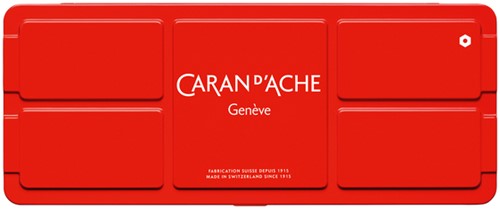 Plakkaatverf Caran d'Ache blik à 15 kleuren-3