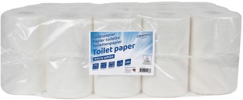 Toiletpapier Cleaninq 2-laags 40x400vel wit
