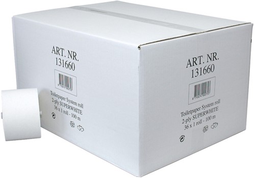 Toiletpapier doprol 2l recycled 100m wit-2