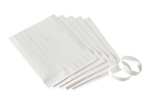 Polsband Colop E-mark 250x19mm 100 stuks wit