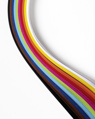 Vlechtstroken Folia 50x1cm 130gr 200 stroken assorti kleuren-2