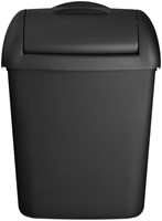Dameshygiënebak Quartzline 8 liter zwart 441458
