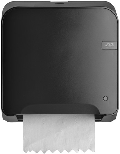 Handdoekroldispenser Quartzline Q14 Matic XL klein zwart 441159
