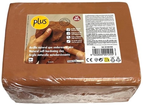 Klei Plus 5kg terracotta
