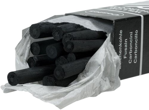 Houtskool Coates 7-9mm doos à 12 stuks