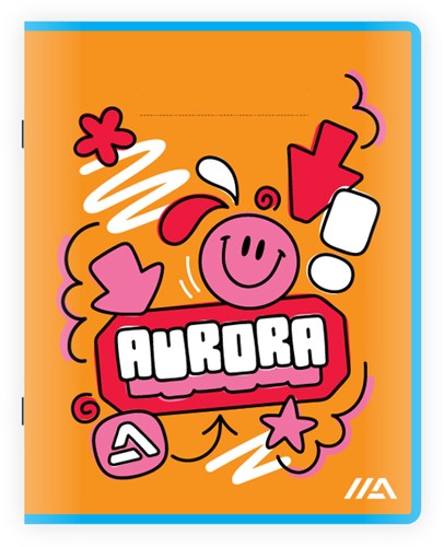 Schrift Aurora A5 lijn 200 pagina's 60gr-2