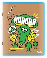 Schrift Aurora A5 ruit 5x5mm 200 pagina's 45gr-2