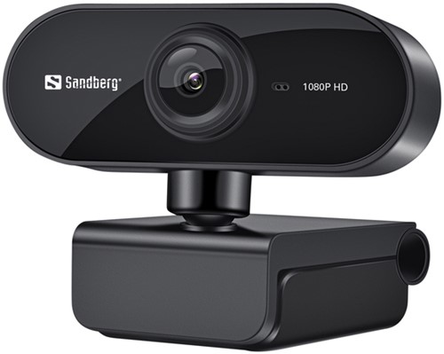 Webcam Sandberg USB FLEX 133-97 zwart