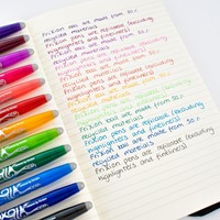 Rollerpen PILOT friXion medium assorti blister à 3 stuks-3