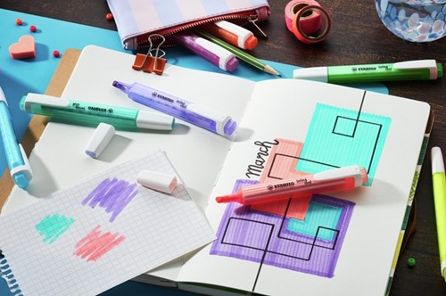 Markeerstift STABILO Swing cool 275/8 Wow assorti etui à 8 stuks-3