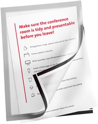 Infokader Quantore A3 zelfklevend zilver 2 stuks