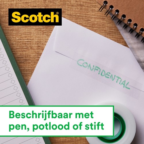 Plakband Scotch Magic 819 19mmx25m onzichtbaar 3 rollen-3