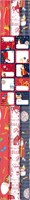 Inpakpapier Sint 200x70cm set à 3 rollen + stickervel met 10 etiketten assorti-3